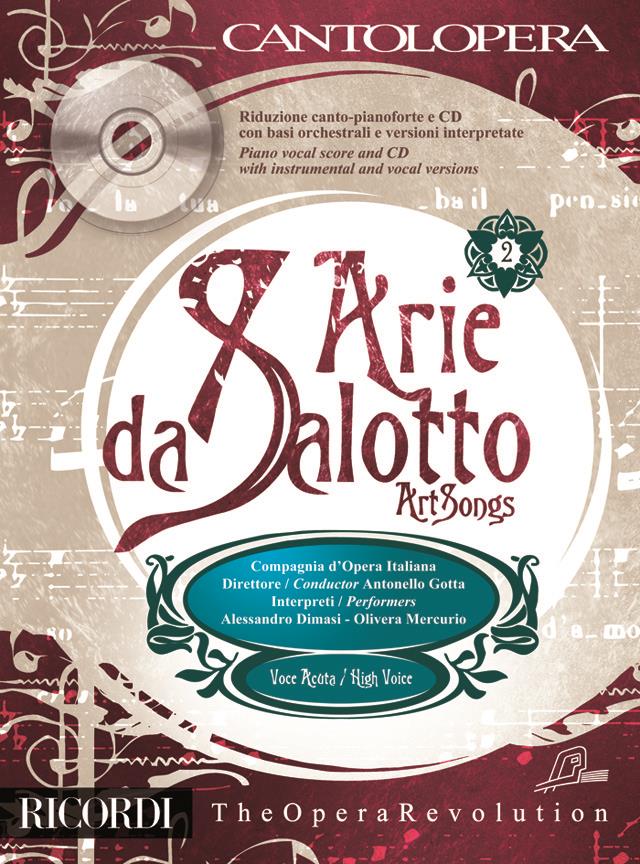 Cantolopera: Arie Da Salotto Vol. 2 (Voce Acuta - - Per Voce E Pianoforte - pro zpěv a klavír